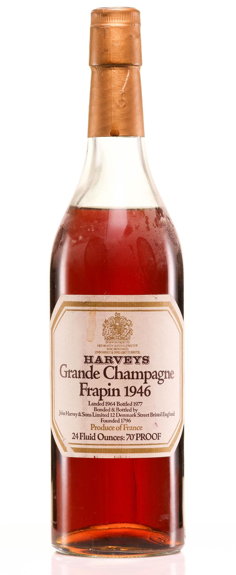 Cognac 1946 Frapin Harvey's (1x70cl) - Rue Pinard Europe