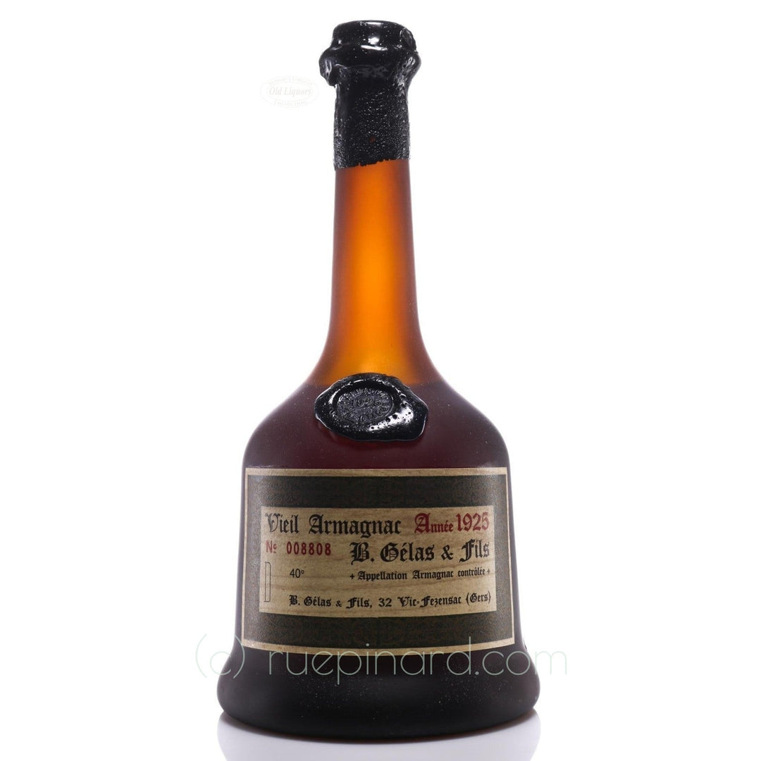 Armagnac 1925 Gelas Fils SKU 9836