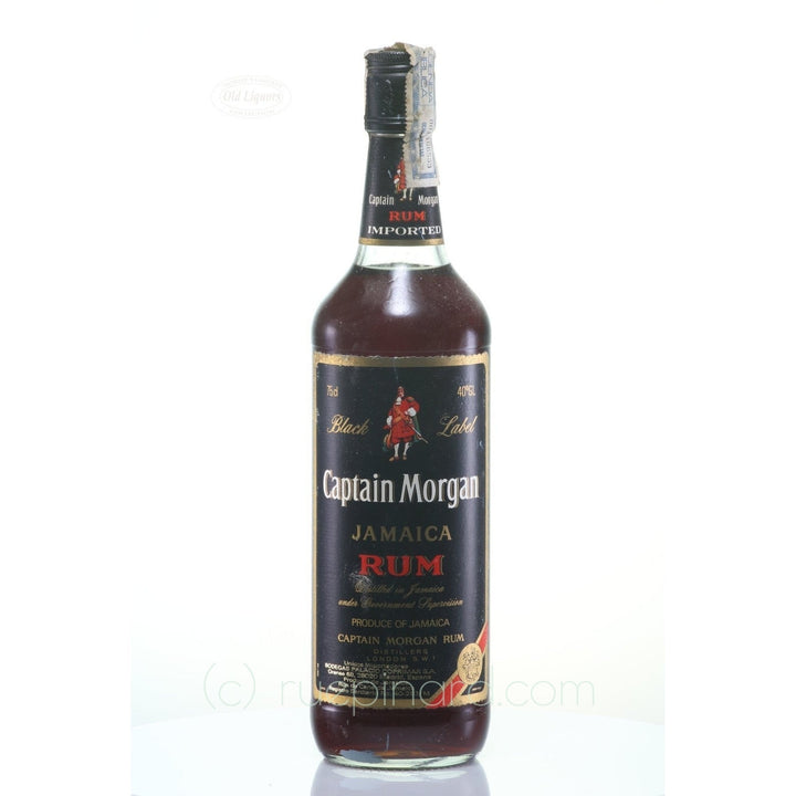 Captain Morgan Black 80s Bottling SKU 7022