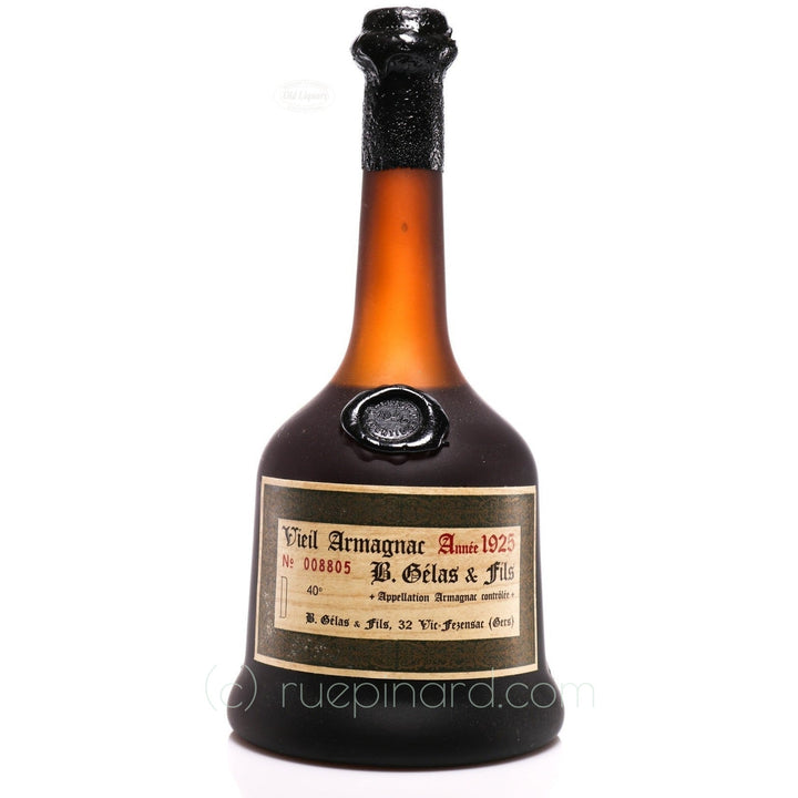 Armagnac 1925 Gelas Fils SKU 9566