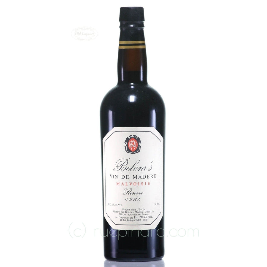 Madeira 1934 Belem Malvasia SKU 7476