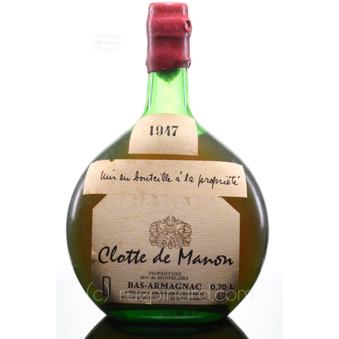 Armagnac 1947 Domaine Clotte Manon SKU 13660