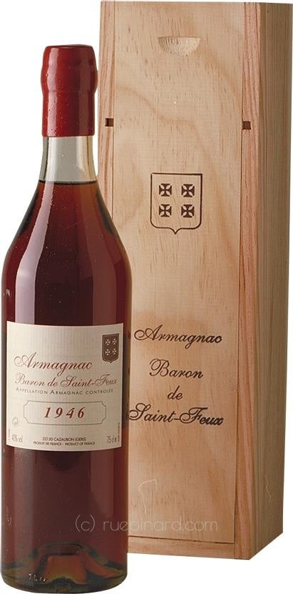 1946 Baron de Saint-Feux Grand Bas-Armagnac - Rue Pinard