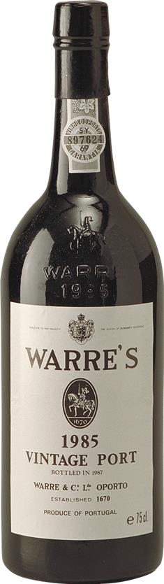 1985 Warre's Vintage Port in Wooden Case