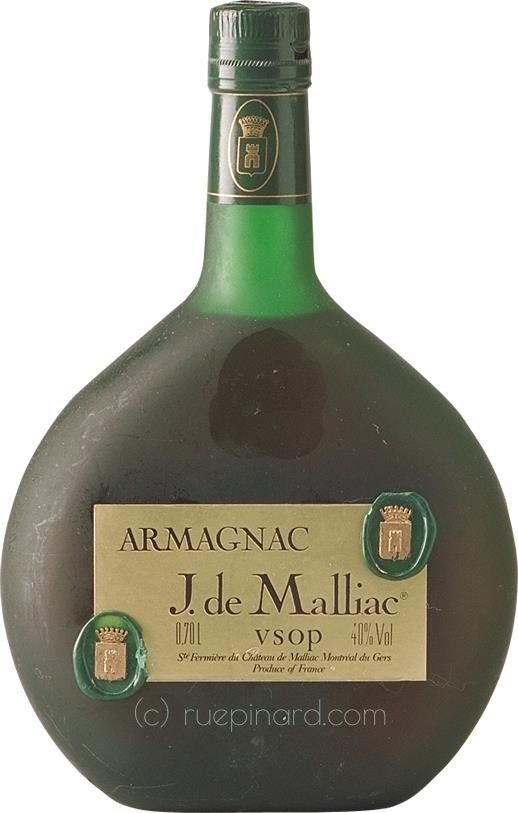 Ste Fermière du Château de Malliac Armagnac V.S.O.P. NV - Rue Pinard