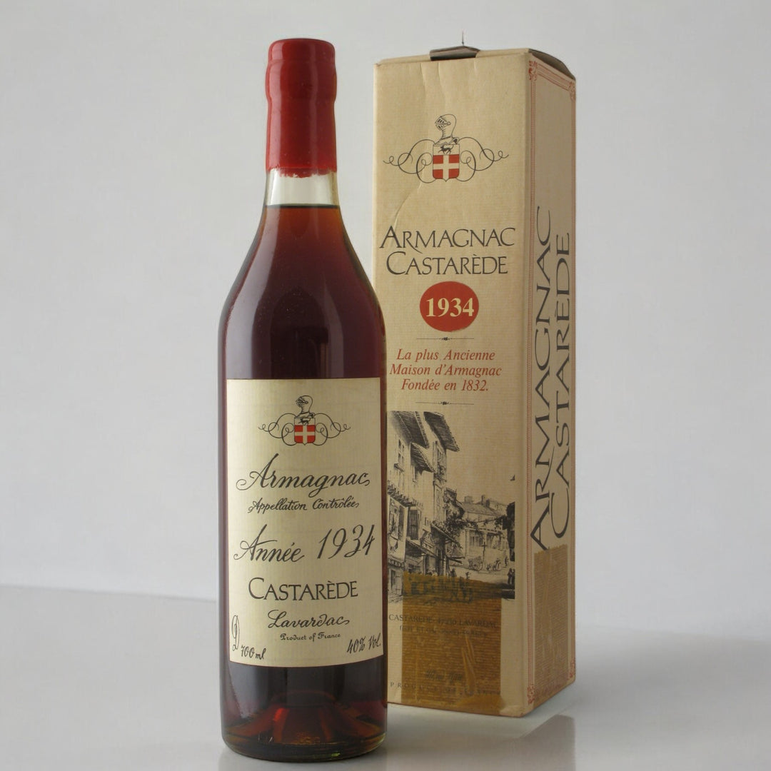 Castarède 1934 Armagnac - Vintage Ténaréze in Original Carton Box