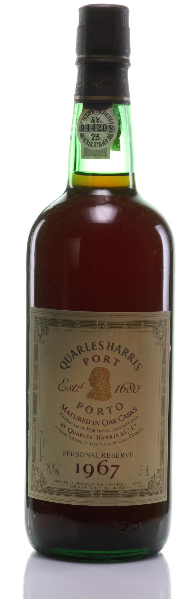 1967 Quarles Harris Personal Réservé Port