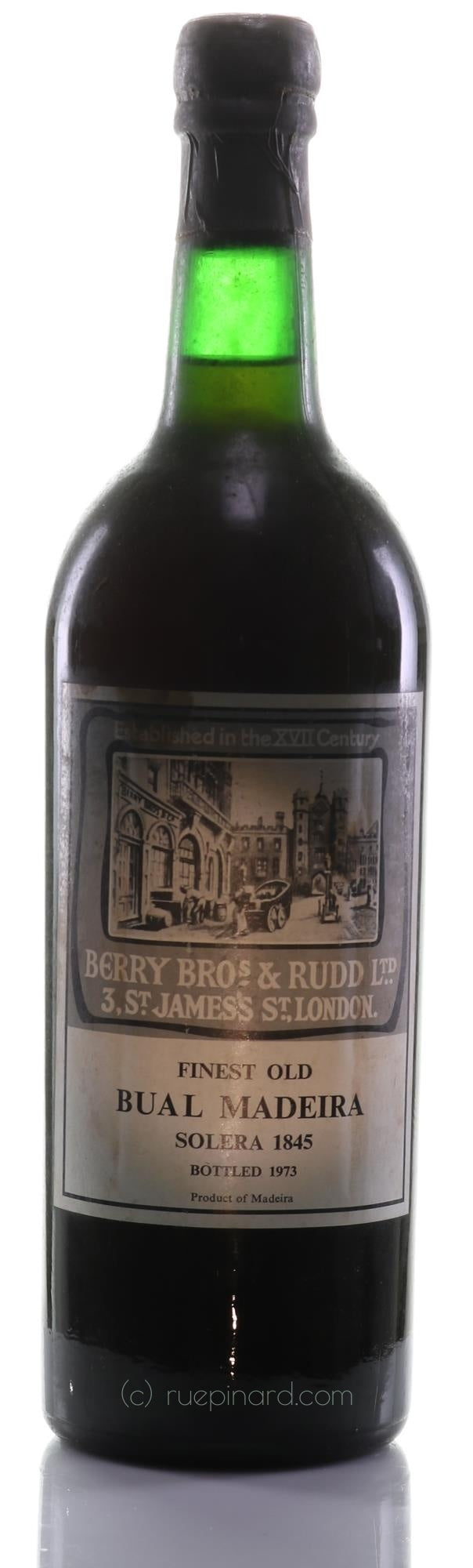 Berry Bros. & Rudd Madeira 1845 Bual Solera - Rue Pinard