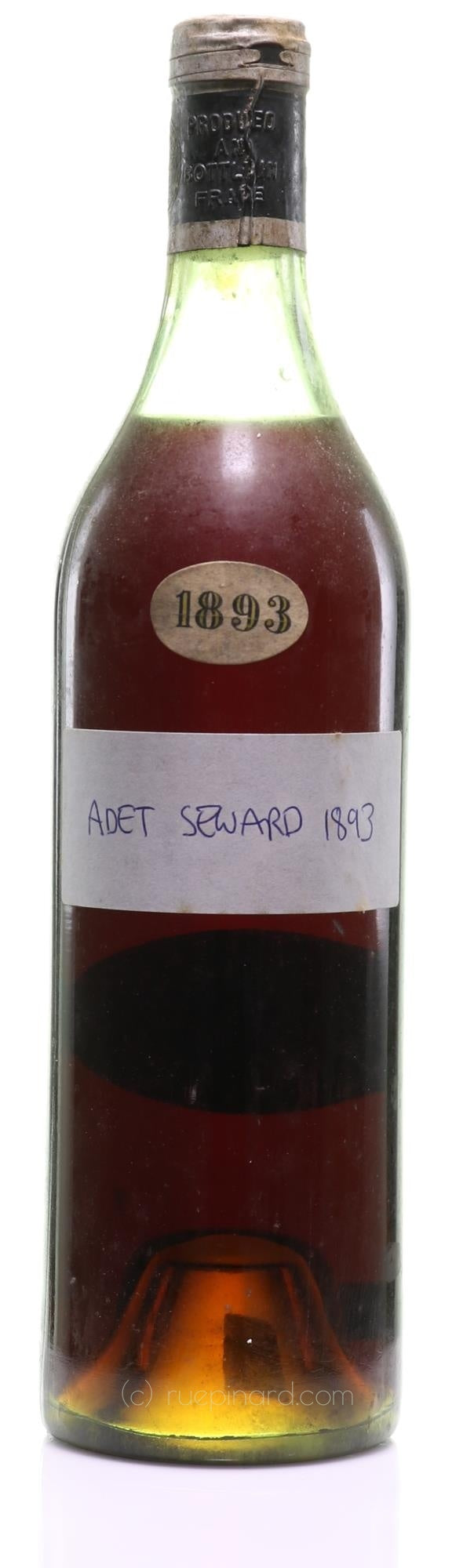 Adet Seward & Co 1893 Gold Medal-winning Cognac - Rue Pinard