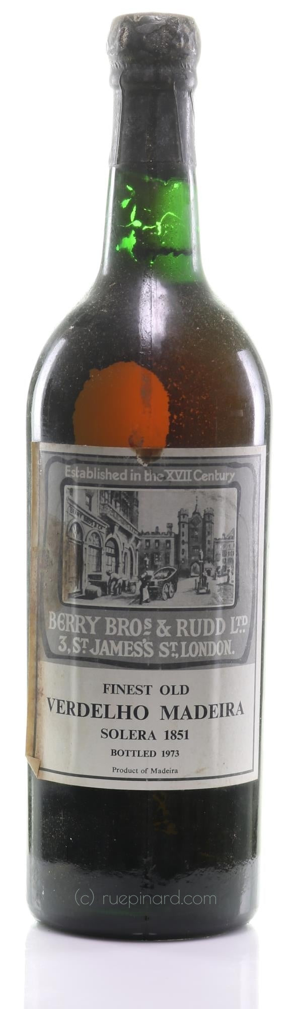 BBR Verdelho 1851 Madeira Solera - Rue Pinard