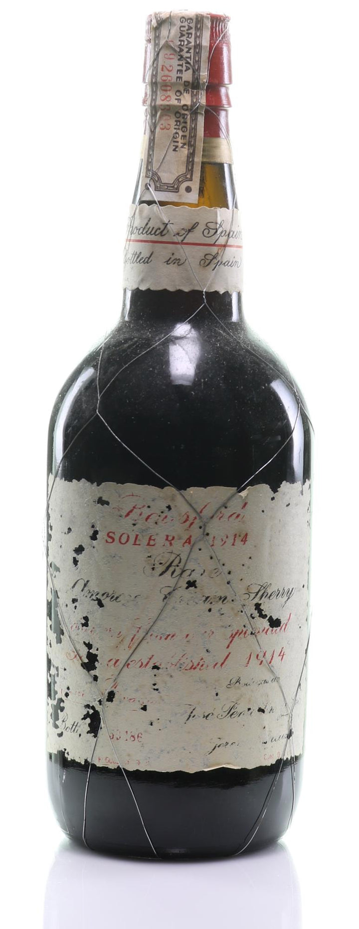 Berisford Amoroso Cream Sherry Reserva Privada Solera 1914 Vintage - Rue Pinard