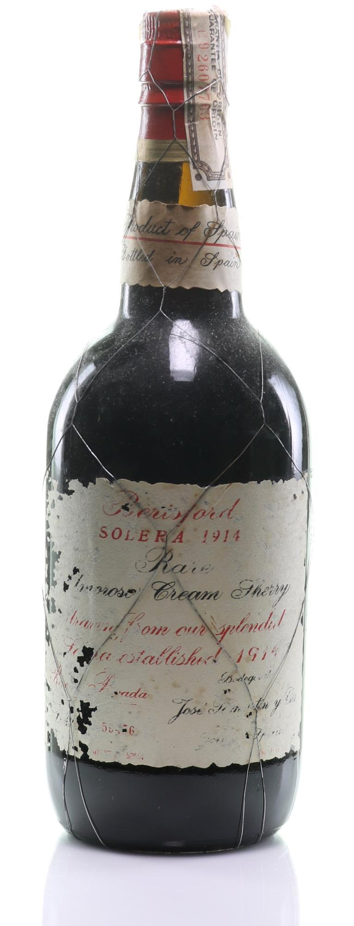 Berisford Amoroso Cream Sherry Reserva Privada Solera 1914