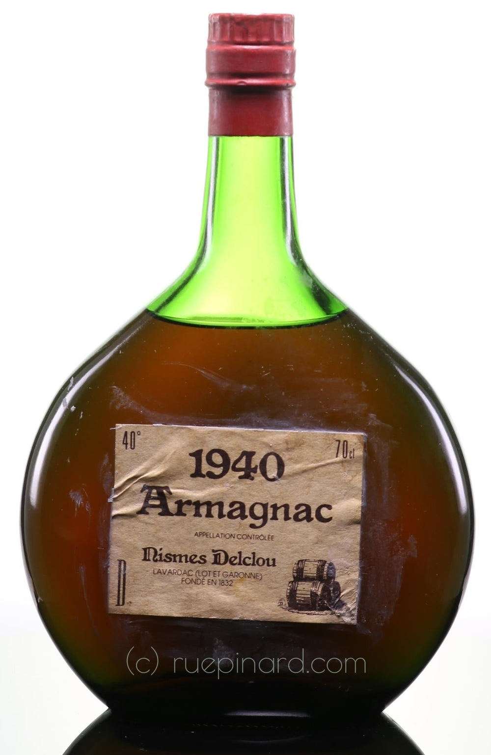 1940 Nismes-Delclou Armagnac Aged 80+ Years - Rue Pinard