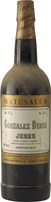 Sherry Gonzales Byass Oloroso Matusalém Very Old