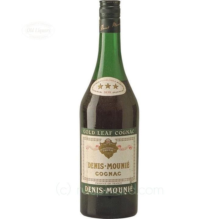 Denis-Mounié Gold Leaf Cognac 1980s Three Stars Designation