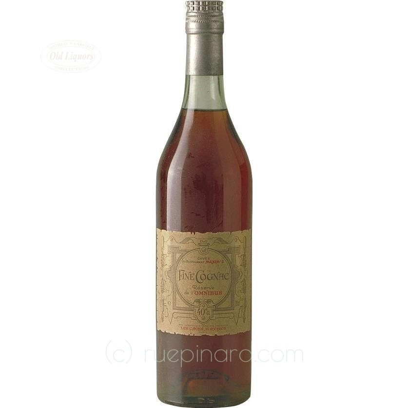 Cognac 1930 Maxim Caves Restaurant SKU 4040