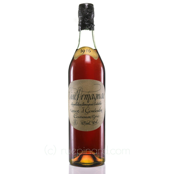 Armagnac 1916 Goudoulin Veuve SKU 12263