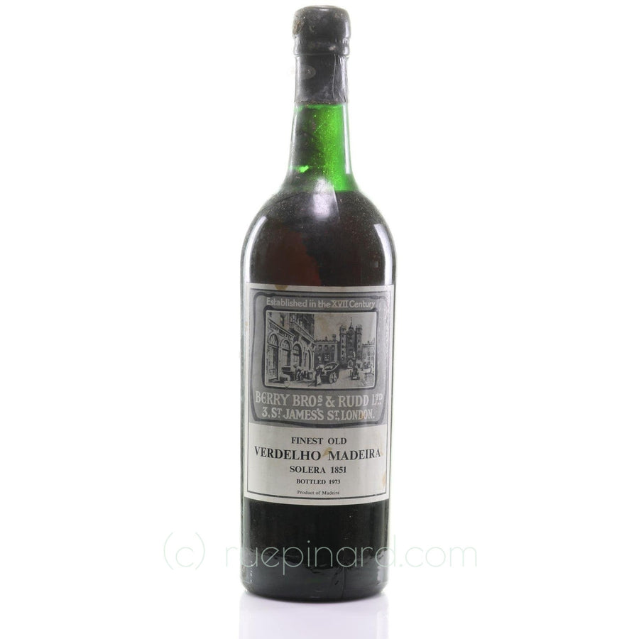 Madeira 1851 Berry Brothers Rudd Verdelho Solera SKU 13391