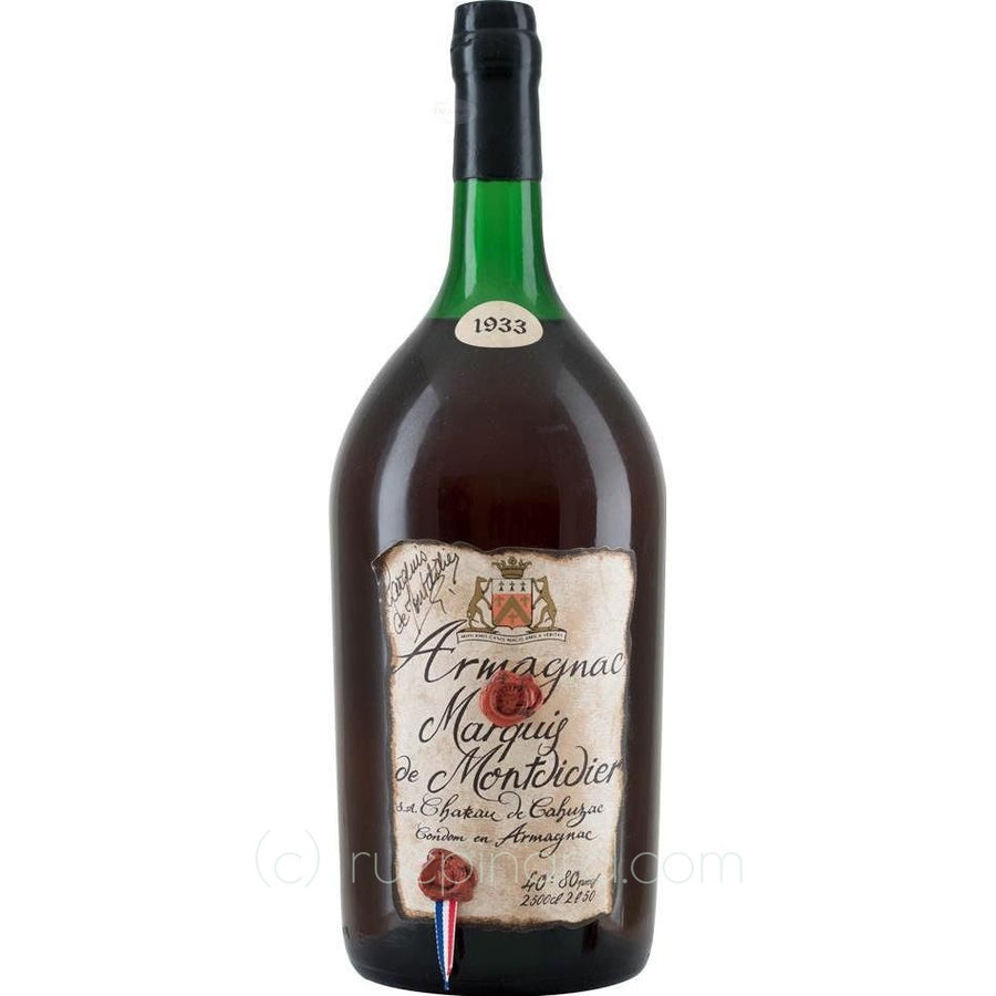 Armagnac 1933 Marquis Montdidier SKU 6583