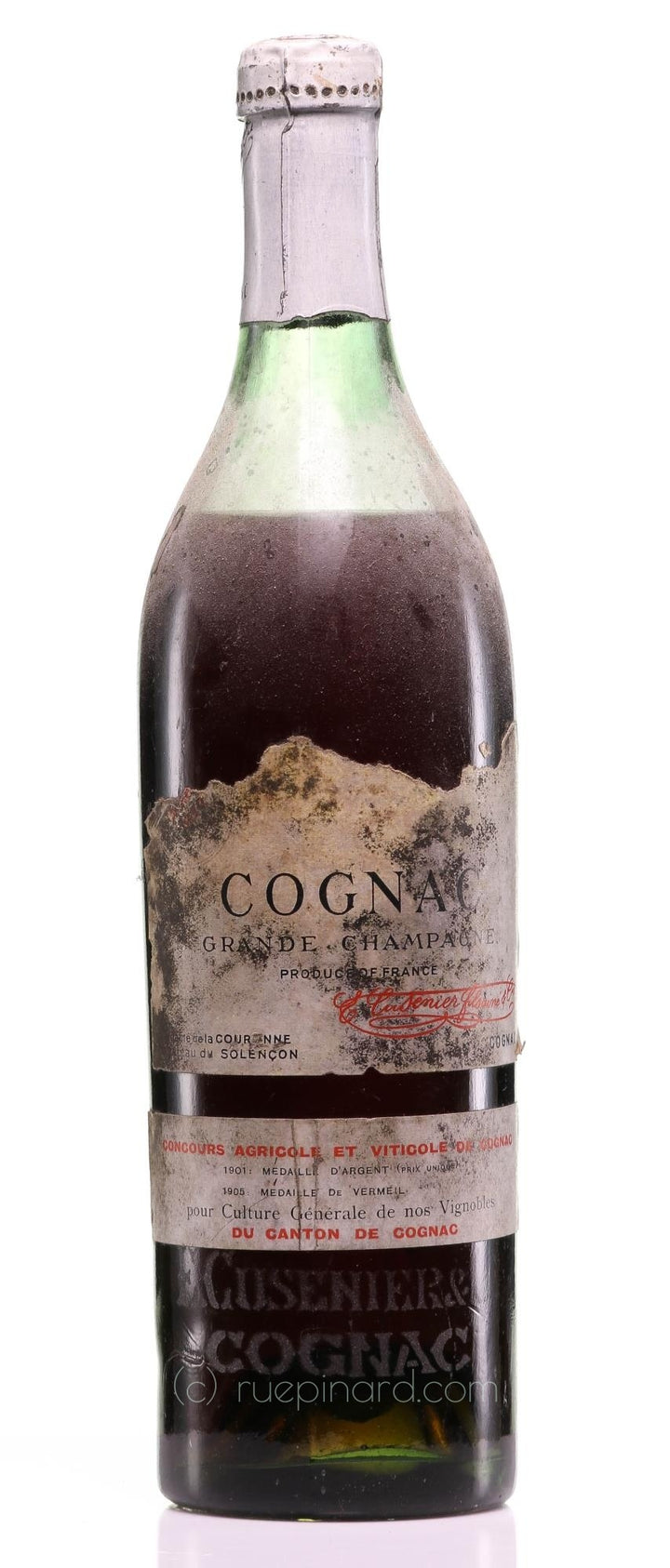 Château du Solençon 1870 Cusenier Grande Champagne Cognac - Rue Pinard