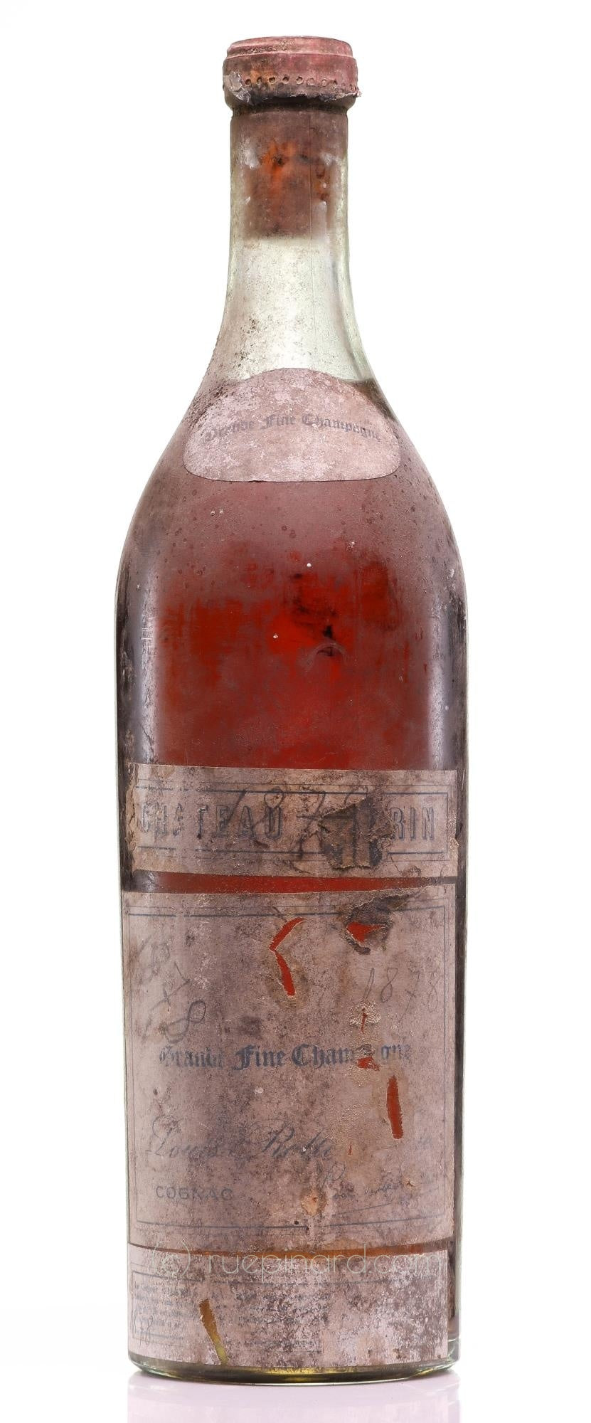 1878 Château Guerin Cognac V.S.O.P. Bottle 1950s - Rue Pinard