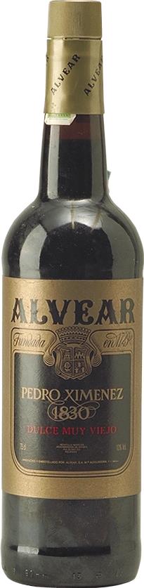 Alvear Pedro Ximenez Sherry Vintage 1830