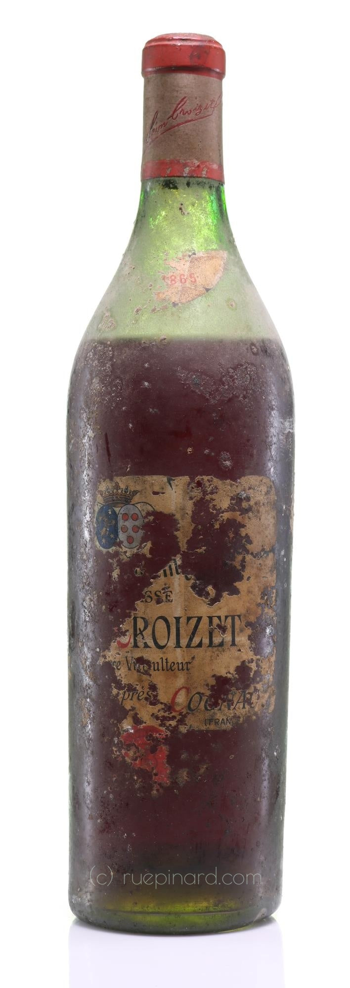 1865 Croizet Grand Fine Champagne Cognac NV - Rue Pinard