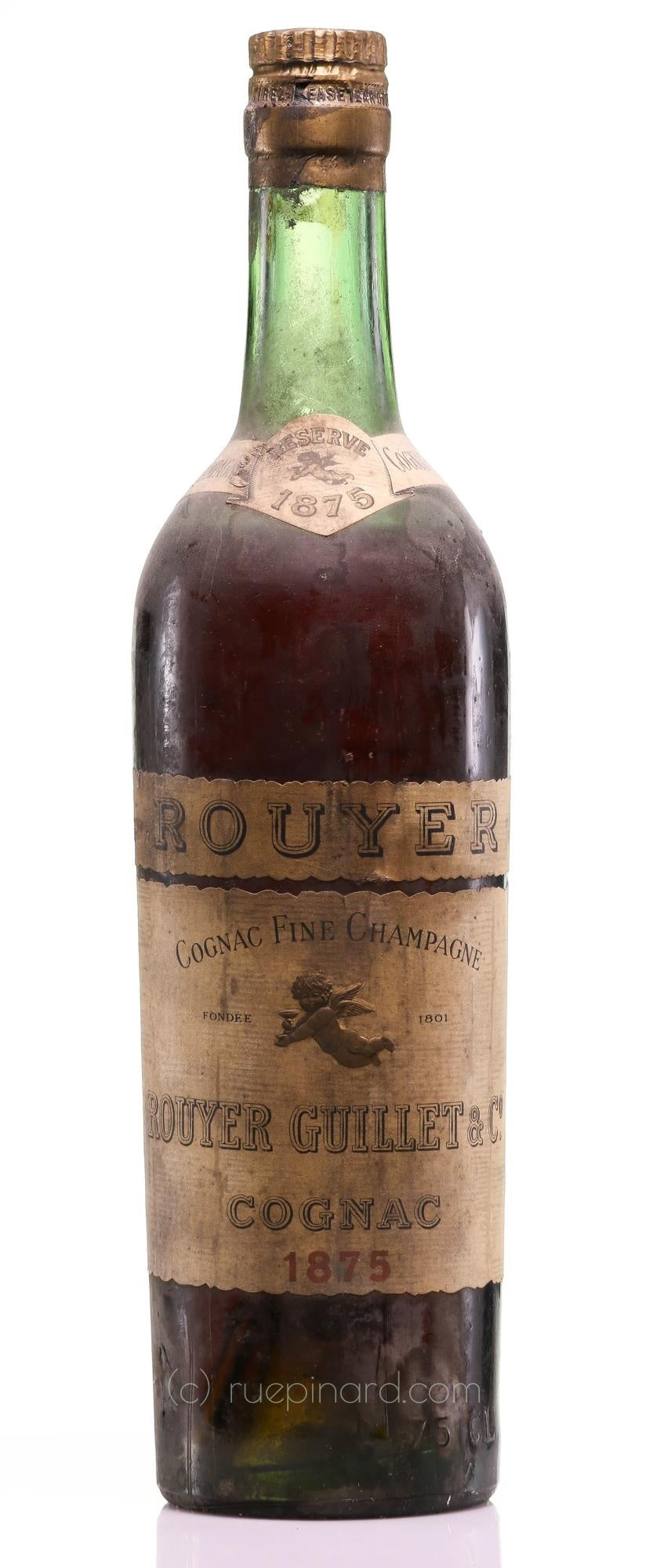 1875 Rouyer Guillet & Co Cognac Grande Fine Champagne Réserve - Rue Pinard