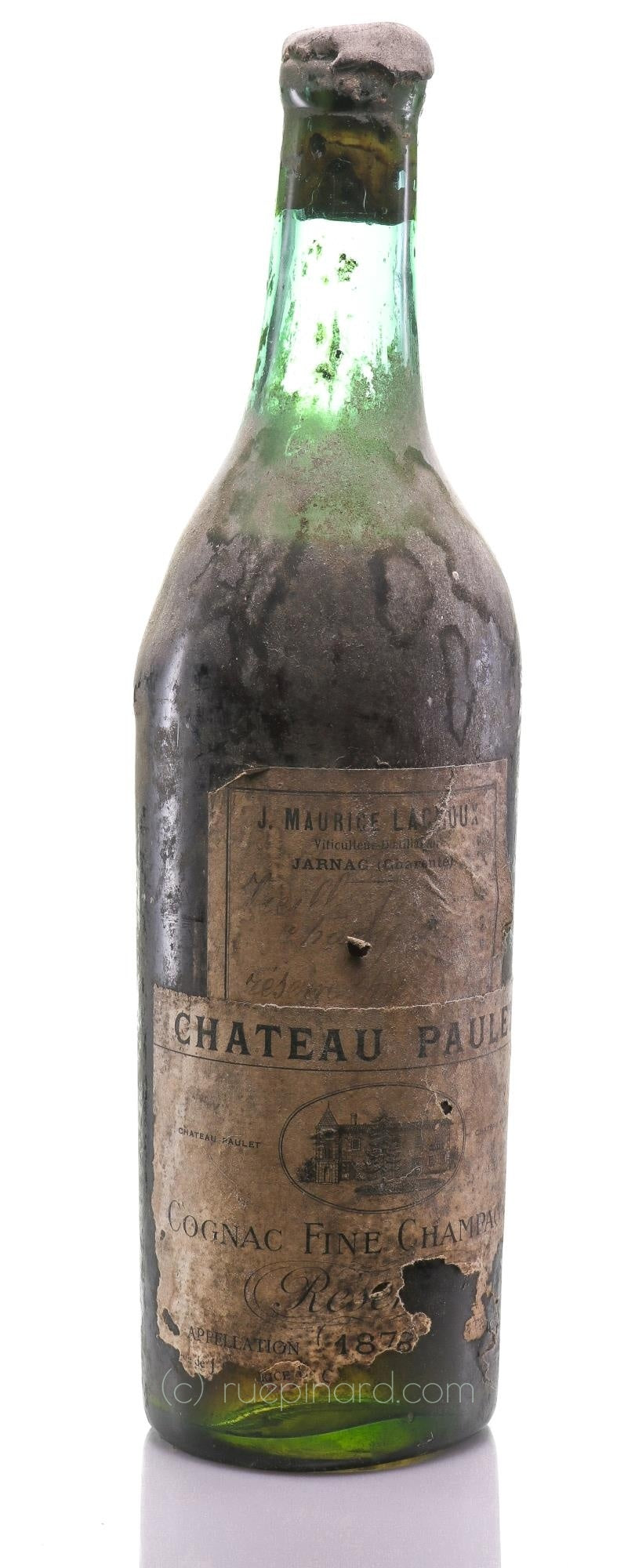 1878 Château Paulet Fine Champagne Réserve Cognac, J. Maurice Lacroux - Rue Pinard