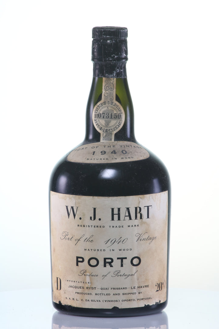 1940 Hart W.J. Vintage Port - Matured in Wood