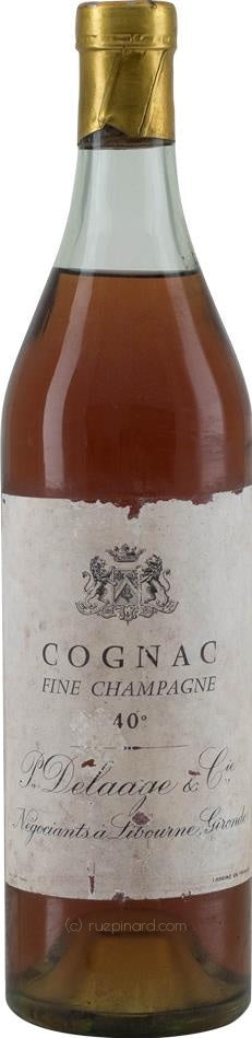 1930 P. Delaage Fine Champagne Cognac - Rue Pinard