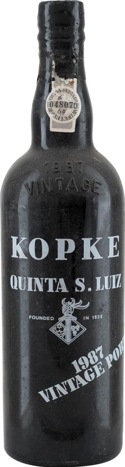 Kopke 1987 Quinta Sao Luiz Vintage Port - Rue Pinard