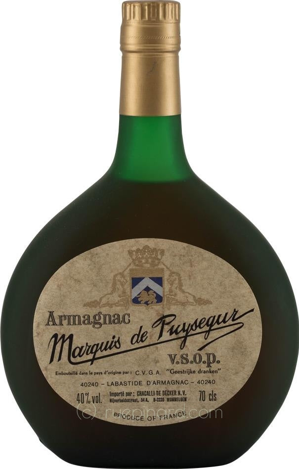 1975 Marquis de Puysegur Armagnac V.S.O.P. - France - Rue Pinard