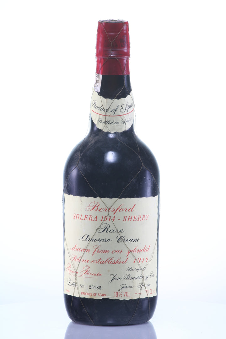 Beresford Sherry Reserva Privada No. 25185 Amoroso Cream 1914