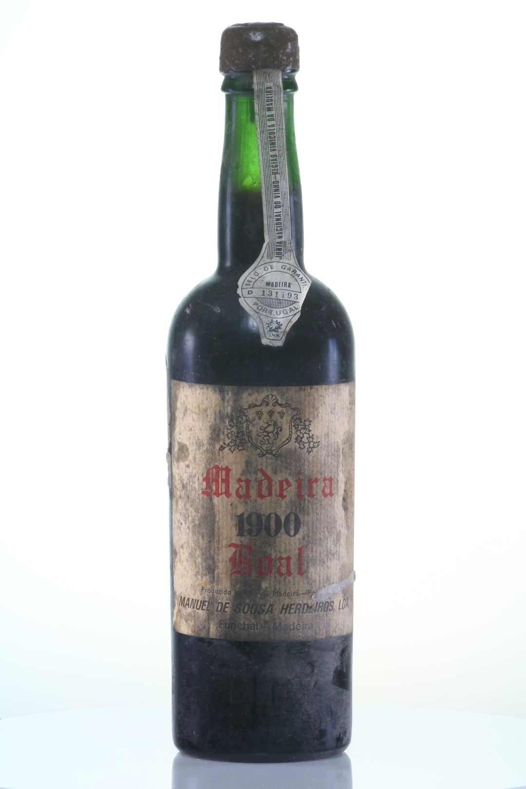 1900 Manuel de Sousa Herdeiros 80-Year-Old Boal Madeira Liqueur