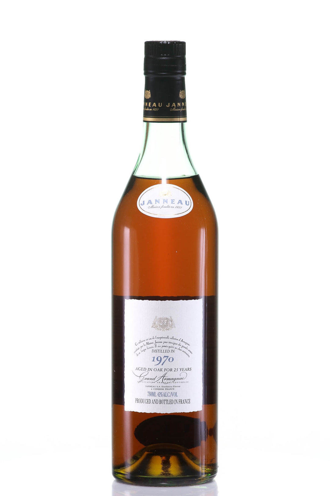 Janneau Armagnac Millesime Grand 25 Year Oak Aged