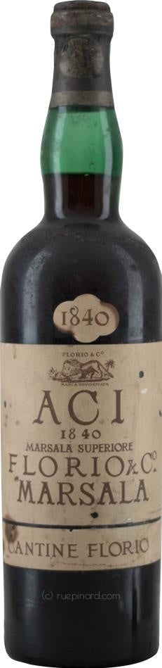 Florio & Co. Marsala 1840 Riserva, Sicilian ACI Grapes - Rue Pinard