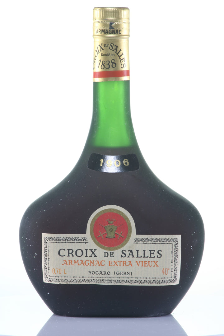 1906 Croix de Salles Armagnac Extra Vieux