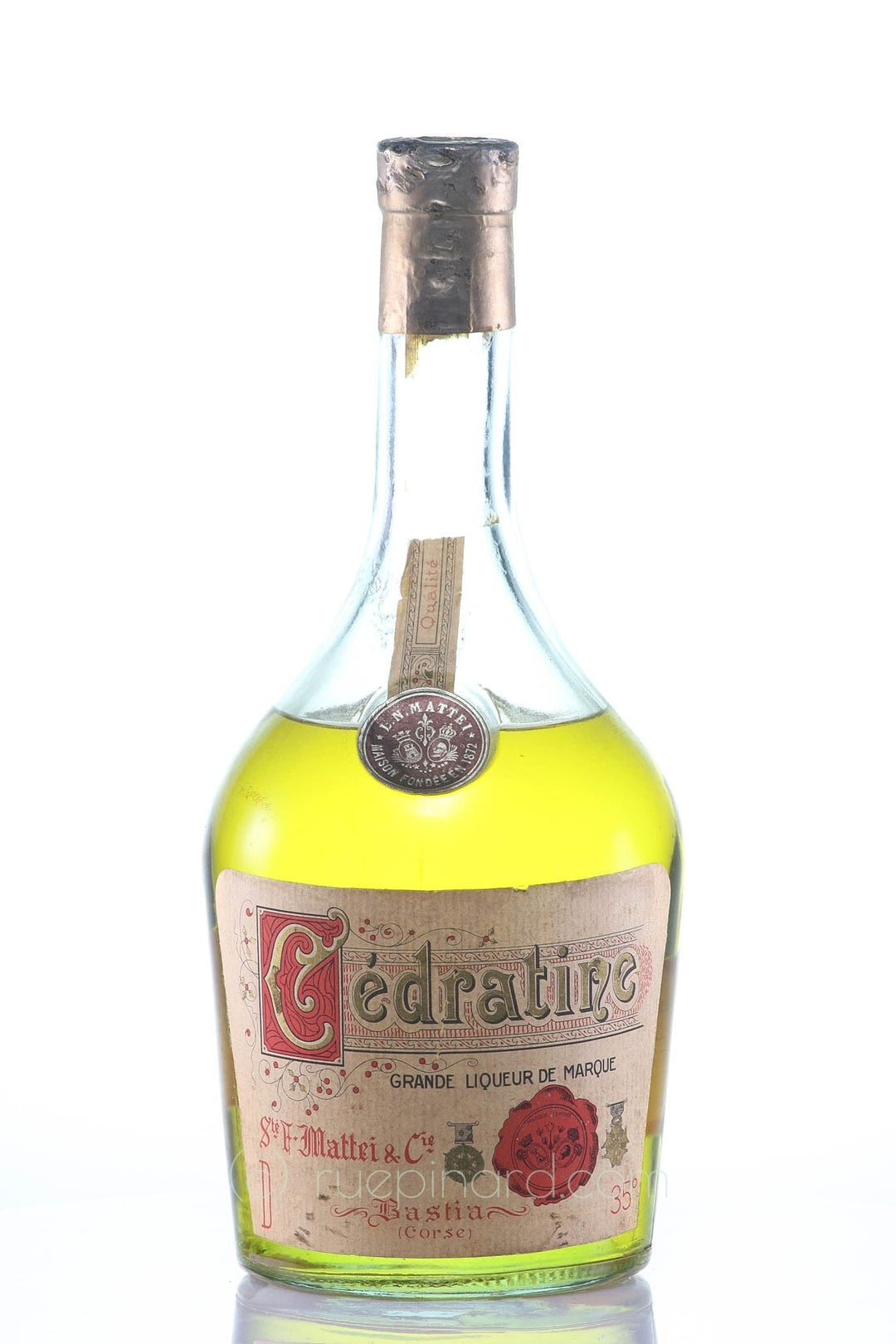 Mattei Cédratine Jaune NV Liqueur - Cognac - Rue Pinard