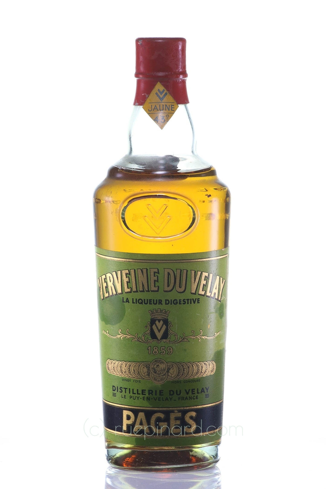 Verveine du Velay Pagès 1960s Liqueur - Rue Pinard