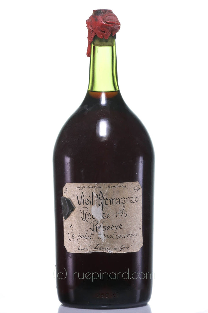 1925 Montmorency Reserve Pot, Armagnac, Récolte, Cave Lannepax, Le Petit - Rue Pinard