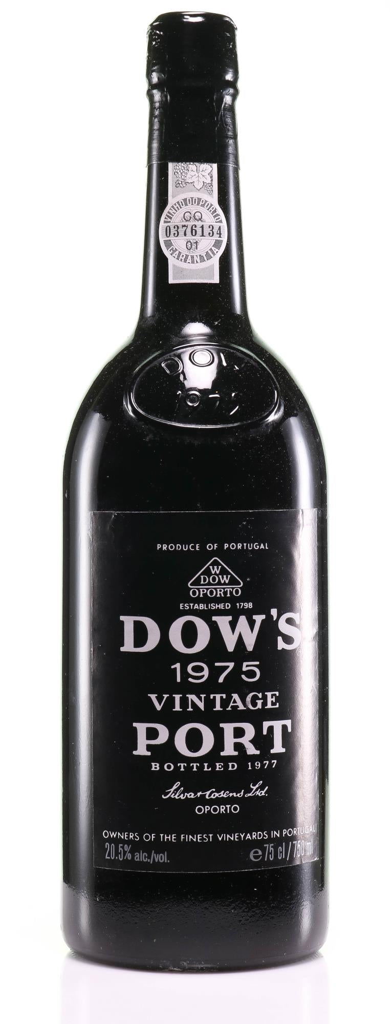 Dow’s 1975 Vintage Port - Bottled 1977