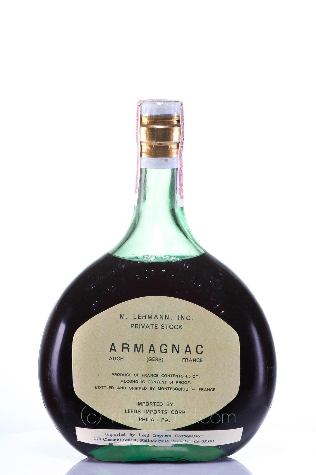 Lehmann Private Stock Montesquiou Armagnac NV - Rue Pinard