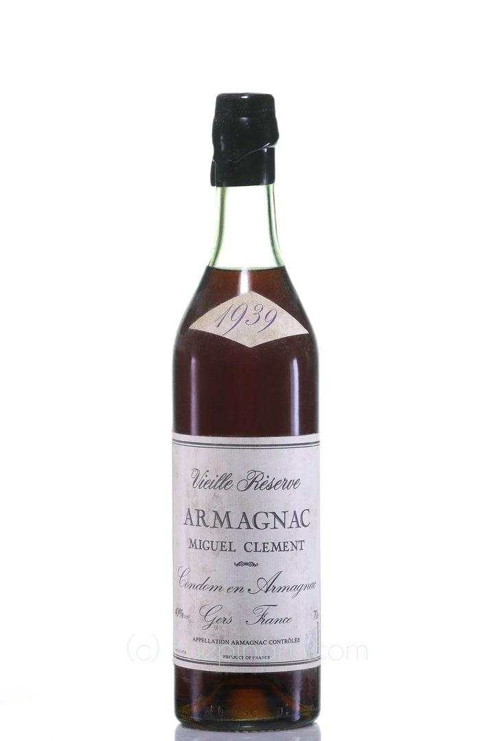 Miguel Clement 1939 Vintage Ténareze Armagnac - Rue Pinard