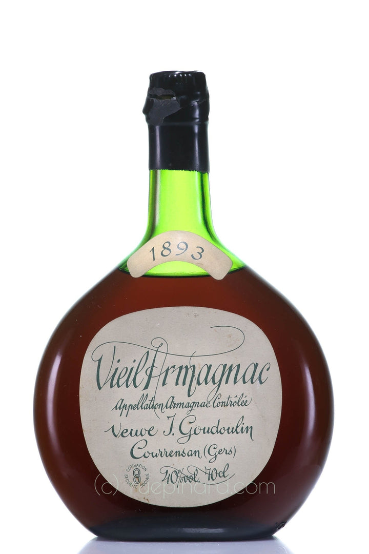 1893 Goudoulin Veuve J Vieil Armagnac, Friedrich Pecenka, Basquaise Region - Rue Pinard