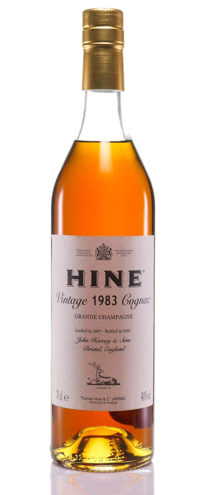 Hine 1987 Grande Champagne Cognac