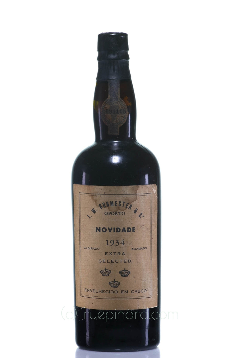 1934 Novidade Burmester Colheita Port Alorido Adamado - Rue Pinard