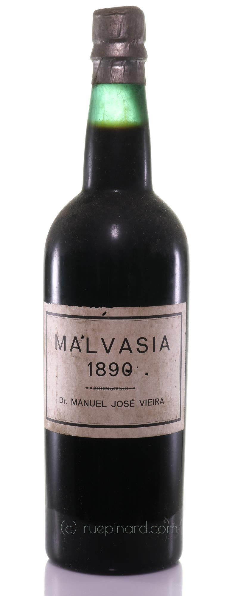 1890 Vieira Madeira Dr. Manuel José Malvasia Rare Vintage Spirit - Rue Pinard