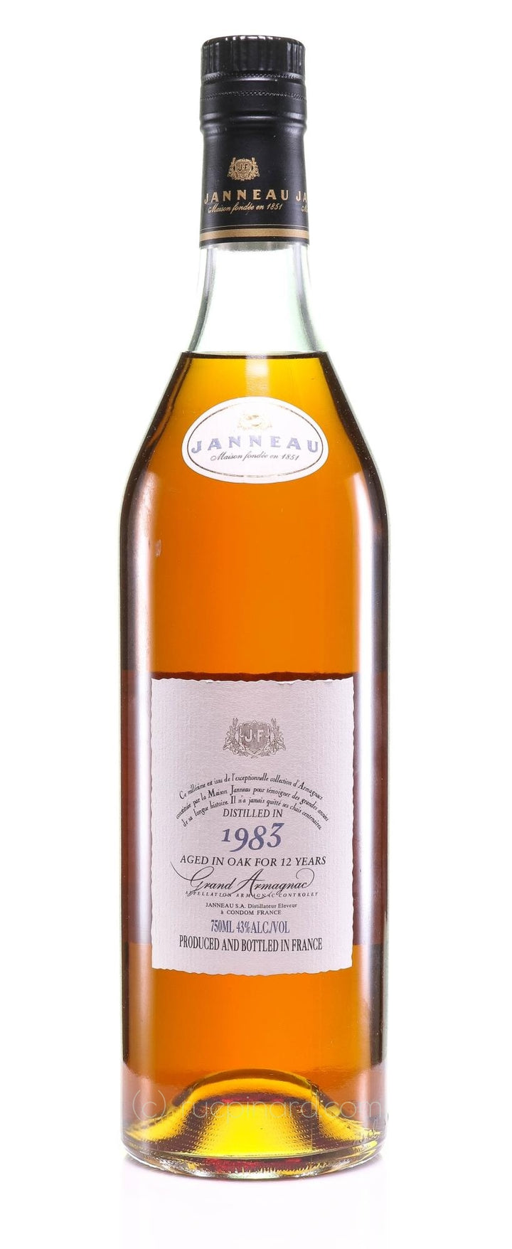 Janneau Fils et Cie 1983 Armagnac - Rue Pinard