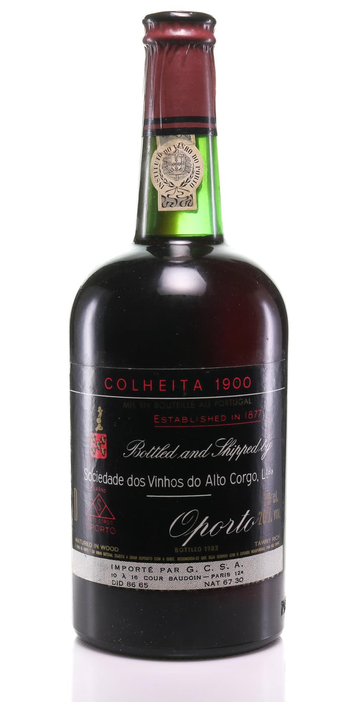 Sociedade dos Vinhos do Alto Corgo 1982 Tawny Rich Port in Original Wooden Case